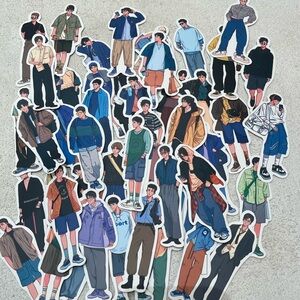 New Trendy Boyfriend‘s Fashion Sticker Set